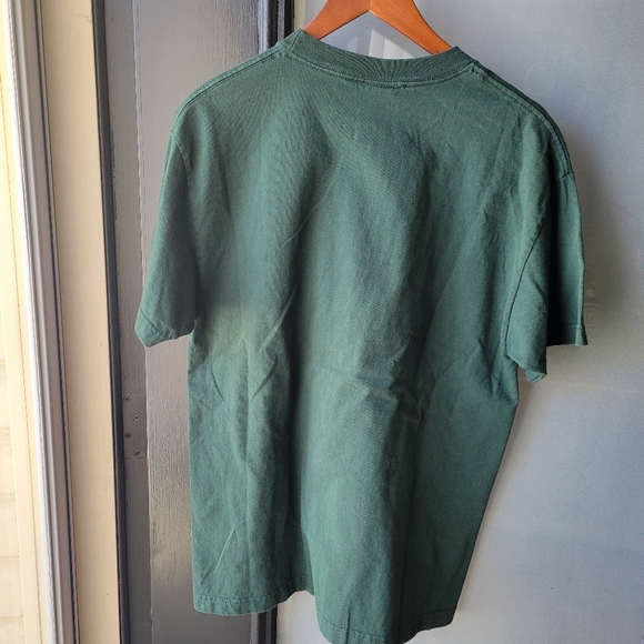 Vintage AAA Dr Seuss 2001 T shirt THE GRINCH Graphic Large Green Short Sleeve - Picture 2 of 10